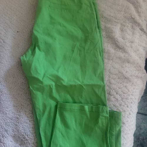 Summer pants like new, size XXL, green