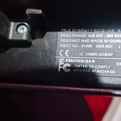 Sennheiser Receiver EW550 G2 830-866 MHz used, one channel working