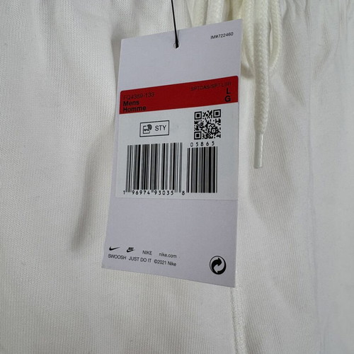 Nike shorts new, size L, white