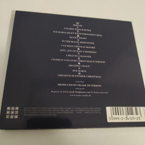 A Winter Symphony by Sarah Brightman CD like new, classical music
