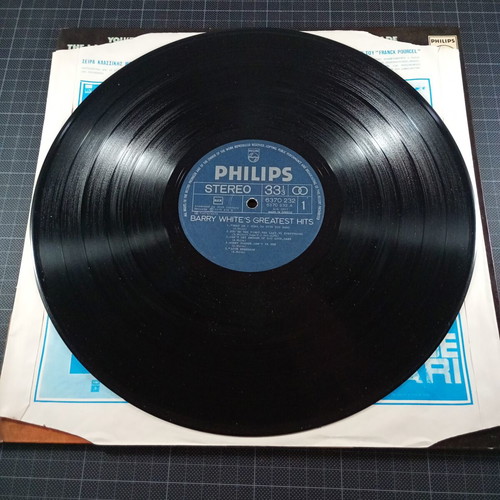 Barry White's Greatest Hits vinyl record used, R&B / Soul
