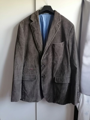 Massimo Dutti men's corduroy jacket XL new, 100% cotton