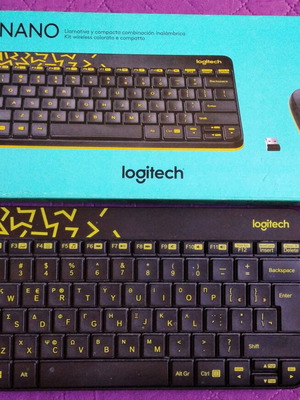 ΑΣΥΡΜΑΤΟ ΠΛΗΚΤΡΟΛΟΓΙΟ ΜΕ ΠΟΝΤΙΚΙ LOGITECH MK 240 NANO.