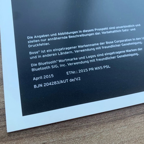 Mazda MX-5 brochure new promotional
