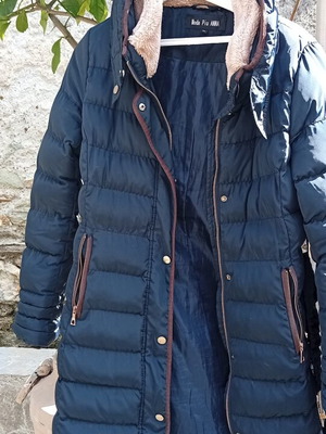 Winter jacket Modissimo medium blue used, warm and cozy