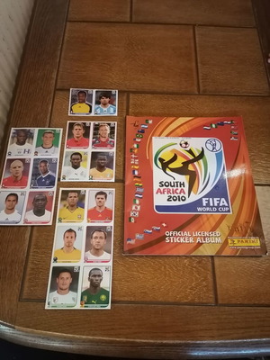 South Africa 2010 Fifa World Cup Panini football album with 18 stickers new
