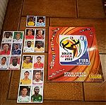  Άλμπουμ ποδοσφαίρου South Africa 2010 Fifa World cup της Panini με 18 αυτοκόλλητα
