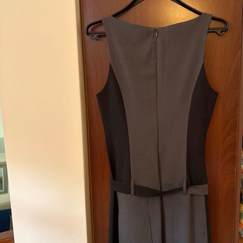 Italian dress Carla Gi like new, black and gray, size S