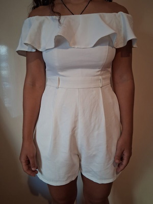 White romper, medium size