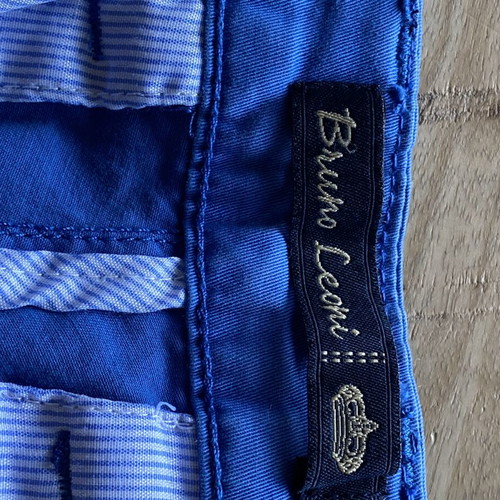 Bruno Leoni men's bermuda shorts like new, blue, size 50/36
