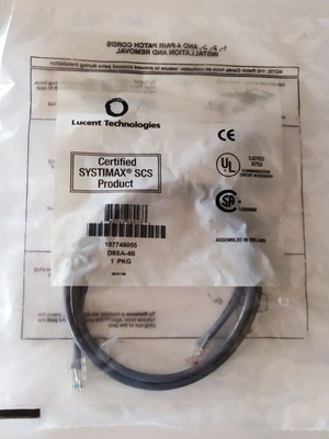 Lucent Technologies Ethernet Network Cables Cat 5, 1 Meter, New, 2 Pieces