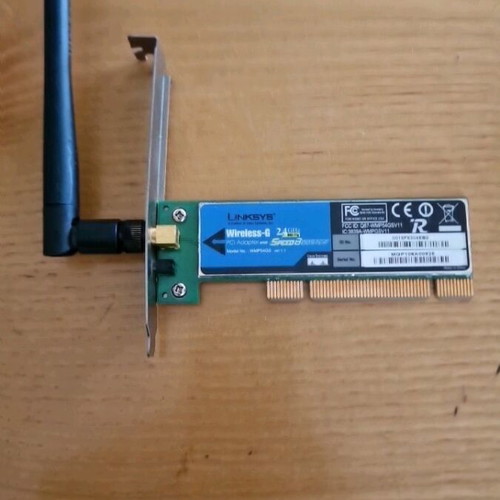 PCI wifi network card 2.4G like new with original CD