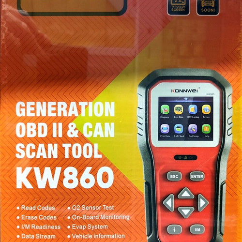 Konnwei KW860 Digital Car Diagnostic OBD 2 New