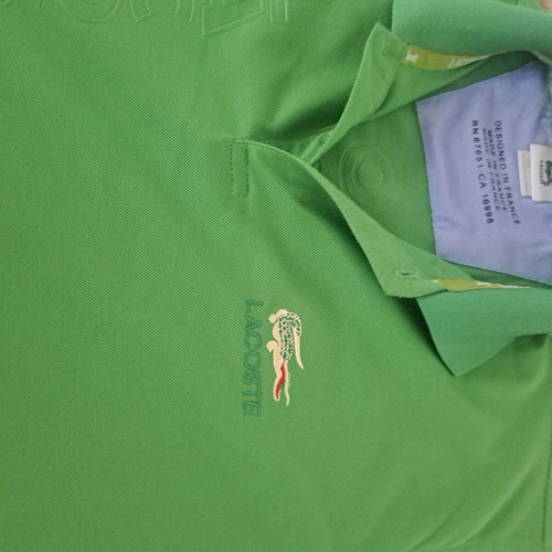 Lacoste polo men's shirt like new, size M, green
