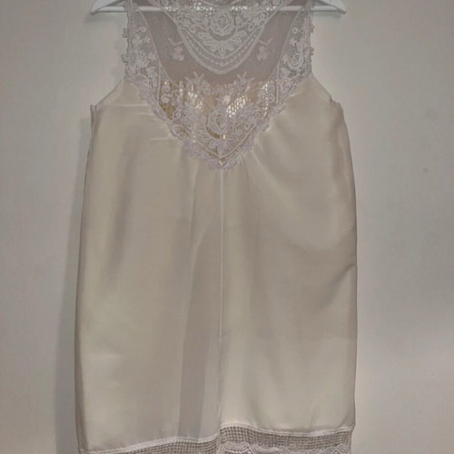 Handmade wedding dress new L-XL white
