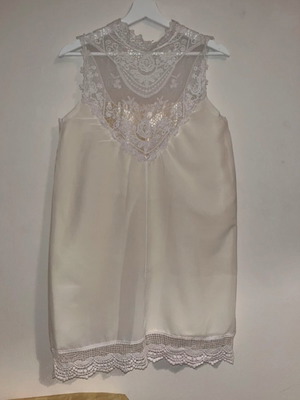 Handmade wedding dress new L-XL white