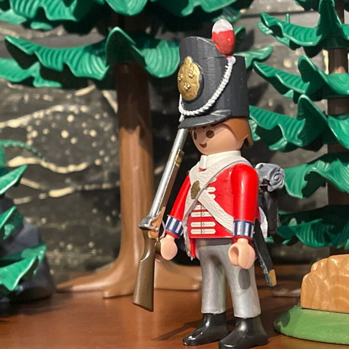Playmobil British Redcoat Soldier Waterloo Battle 1815 Custom Made New