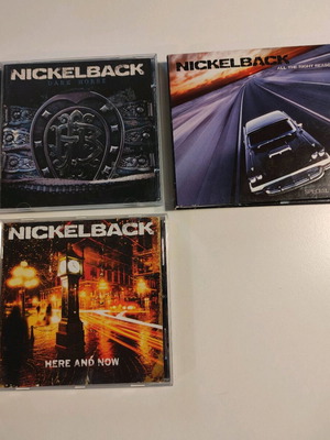 Nickelback 3 CD used, All the Time Reasons, Here And Now, Dark Horse