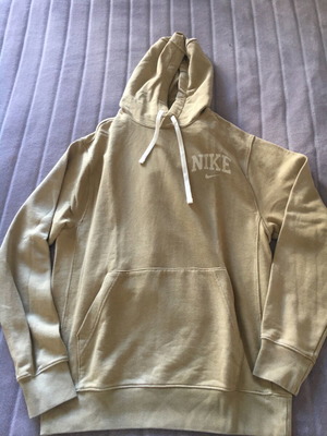 Nike Men's Piqué Sweatshirt Like New, Beige, Size S