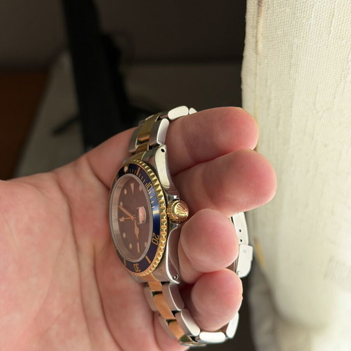 Rolex Submariner 16613 Two Tone Bluessy watch like new