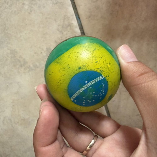 Crazy ball with flag used