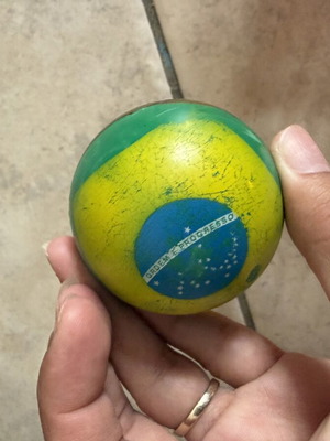 Crazy ball with flag used