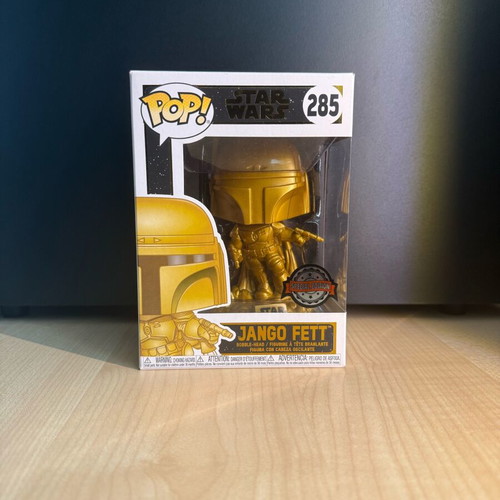 Funko Pop Jango Fett Gold Special Edition 285 Like New