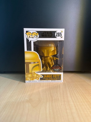 Funko Pop Jango Fett Gold Special Edition 285 Like New