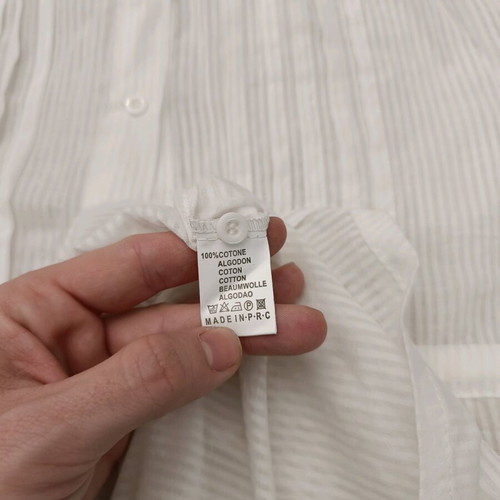 Sweet Miss shirt dress white like new, long, transparent