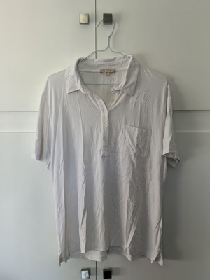 Lola women's polo shirt Large white like new
