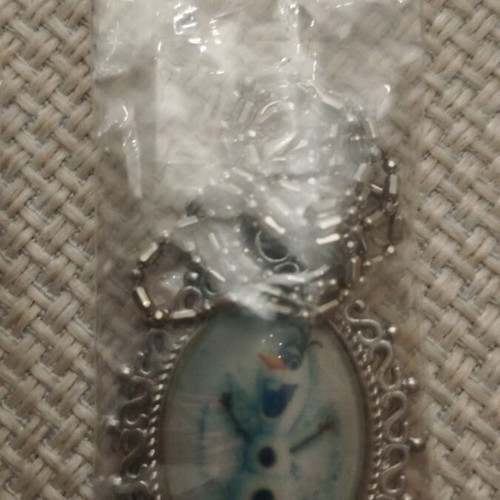 Disney Frozen Elsa and Olaf children's necklaces new, set of 2
