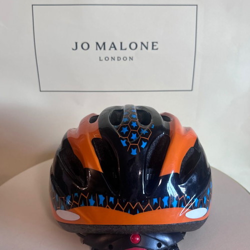 Cytec Yangsta kids bike helmet, size S, black and orange