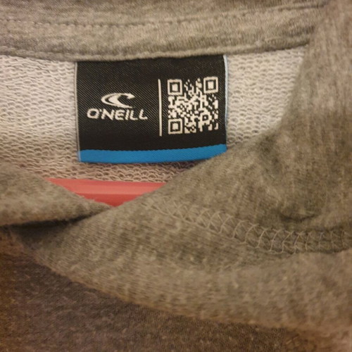 Oneil men's sweatshirt medium like new gray with orange logo