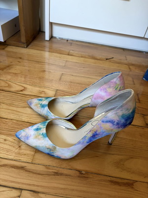Jessica Simpson multicolor pumps size 38.5