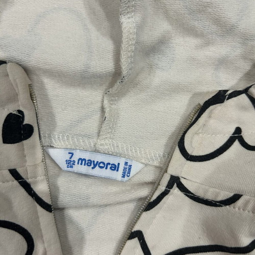Mayoral hooded jacket for girl like new, size 122 cm