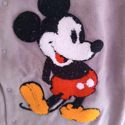 Velour Mickey Mouse romper like new