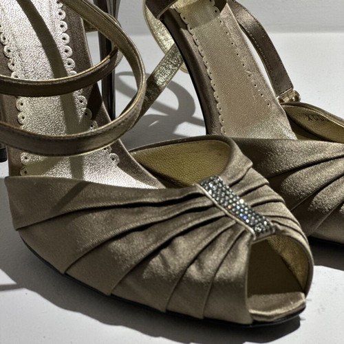 Armani Jeans gold sandals, size 39.5