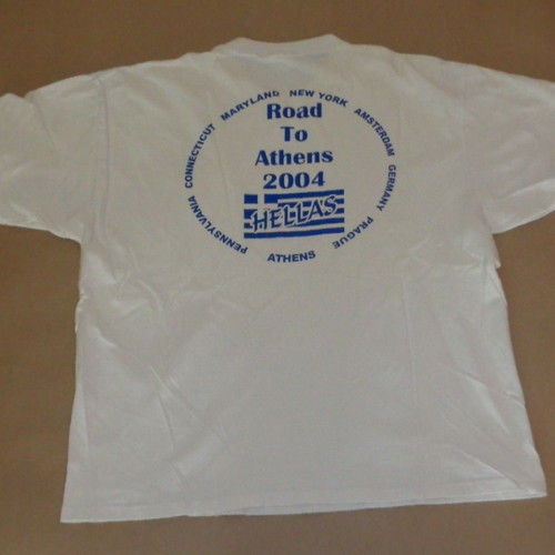 Hellas Olympic Team Softball T-Shirt Athens 2004 commemorative