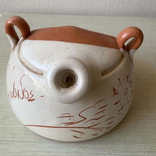 Handmade ceramic ashtray Sifnos like new