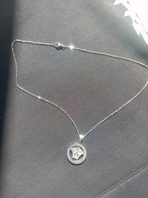 Necklace new stainless steel silver color