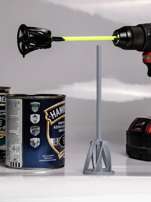 Paint mixer for drill new, 18 cm height