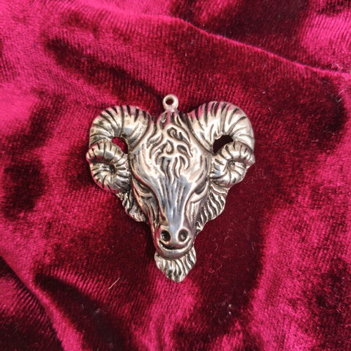 Baphomet necklace new, silver