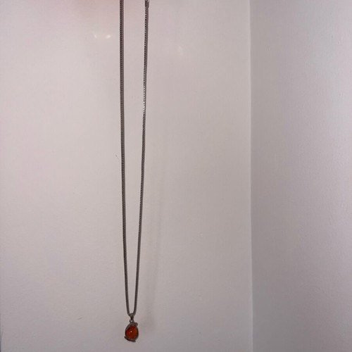 Vintage necklace with stone like new, unused