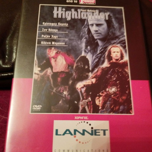 Highlander DVD used in good condition with subtitles