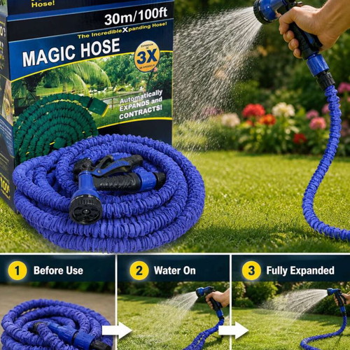 Magic Garden Hose 30m 100ft expandable, new