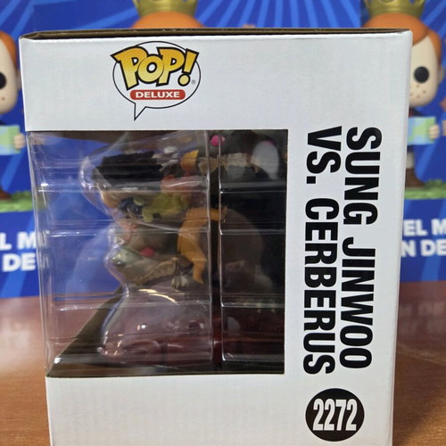 Funko Pop Deluxe #2272 Solo Leveling Sung Jinwoo vs Cerberus new figure