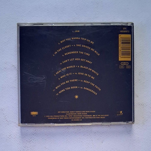 Michael Jackson Dangerous CD used, pop