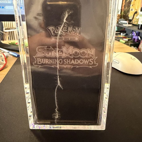 Pokemon Burning Shadows ETB Mint with Acrylic