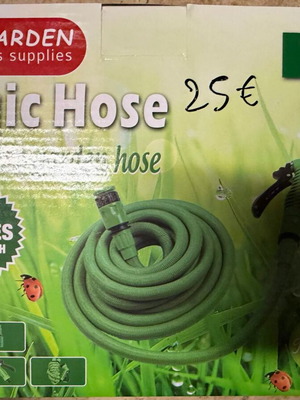 Λάστιχο επεκτεινόμενο 15 μέτρα Lons garden καινούργιο, τελευταίο τεμάχιο