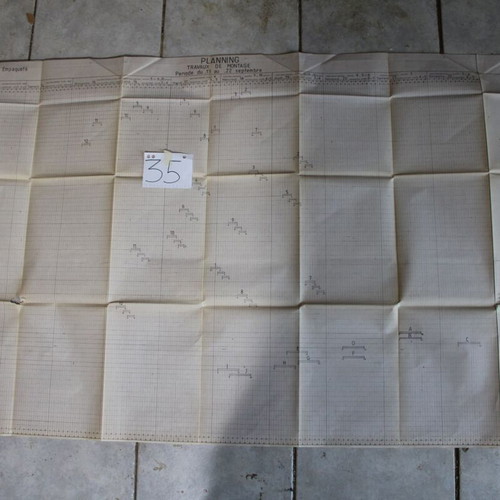 Original 1985 Drawing for Pont Neuf Wrapping by Christo like new